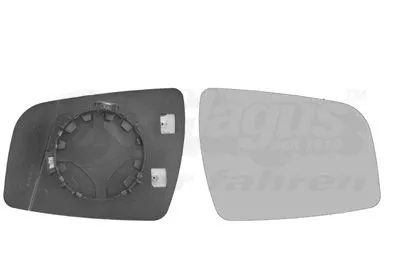 VAN WEZEL Mirror Glass, exterior mirror (3796838)