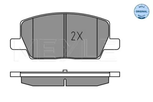 MEYLE Brake Pad Set, disc brake (0252231119)