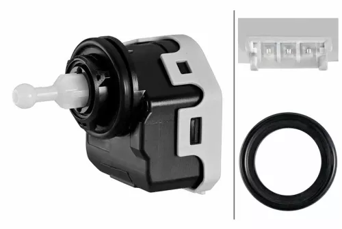 HELLA Actuator, headlight levelling (6NM007878-041)