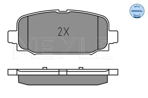 MEYLE Brake Pad Set, disc brake (0252284418)