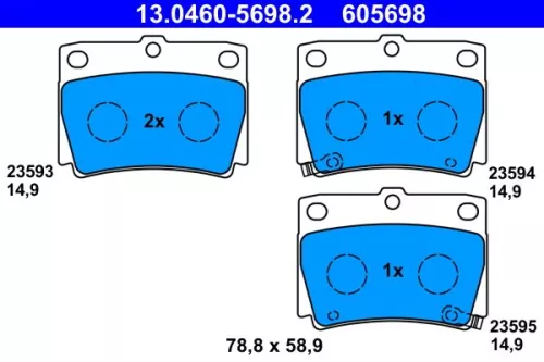 Brake Pad Set, disc brake