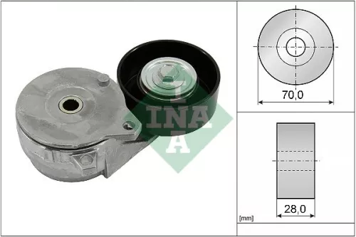 Belt Tensioner, V-ribbed belt