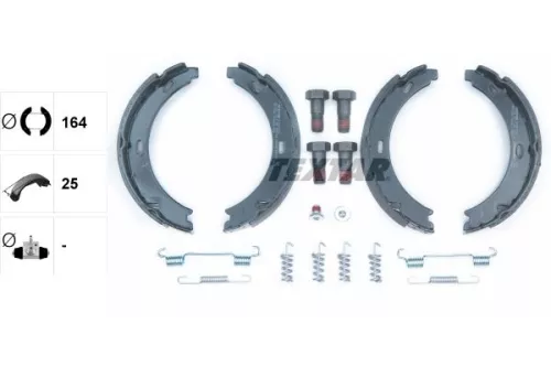 TEXTAR Brake Shoe Set, parking brake (91057200)