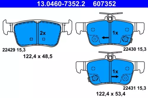 Brake Pad Set, disc brake