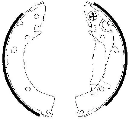 TEXTAR Brake Shoe Set (91063300)