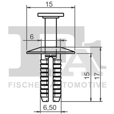 FA1 Clip, trim/protection strip (11-20021.10)
