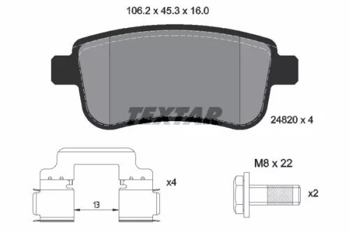 Brake Pad Set, disc brake