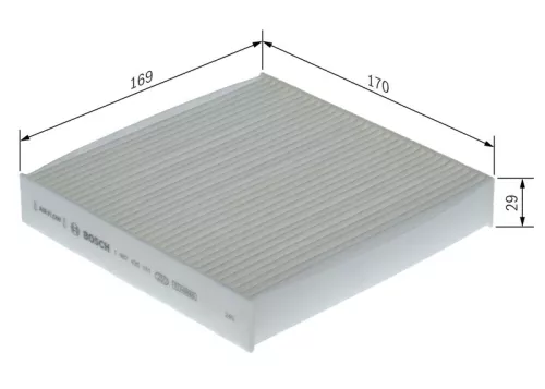 BOSCH Filter, cabin air (1987435161)