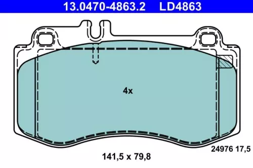 Brake Pad Set, disc brake