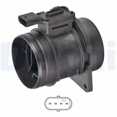 DELPHI Mass Air Flow Sensor (AF10656-12B1)
