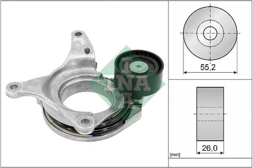 Schaeffler INA Belt Tensioner, V-ribbed belt (534079410)