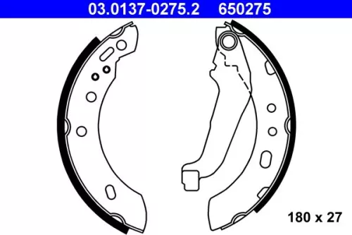 ATE Brake Shoe Set (03.0137-0275.2)