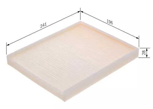 BOSCH Filter, cabin air (1987435159)