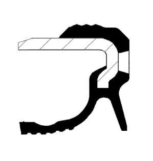 CORTECO Shaft Seal, crankshaft (19037092B)