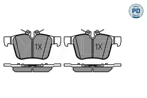 MEYLE Brake Pad Set, disc brake (0252214116/PD)