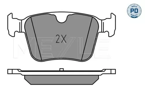 MEYLE Brake Pad Set, disc brake (0252214116/PD)