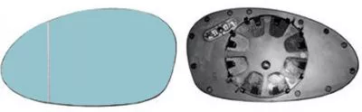VAN WEZEL Mirror Glass, exterior mirror (0657837)