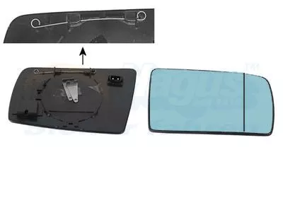 VAN WEZEL Mirror Glass, exterior mirror (3031834)