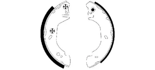 TEXTAR Brake Shoe Set (91054500)