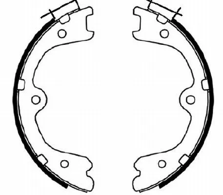 Brake Shoe Set, parking brake