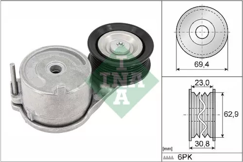 Schaeffler INA Belt Tensioner, V-ribbed belt (534091510)