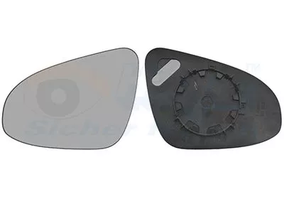 VAN WEZEL Mirror Glass, exterior mirror (5437831)