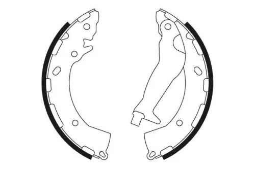 TEXTAR Brake Shoe Set (91072600)