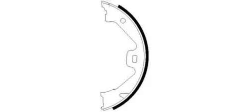 TEXTAR Brake Shoe Set, parking brake (91060300)