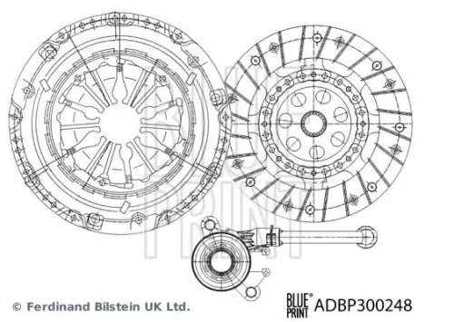 BLUE PRINT Clutch Kit (ADBP300248)
