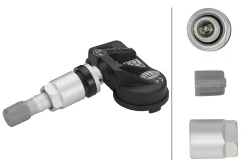 HELLA Wheel Sensor, tyre-pressure monitoring system (6PP358139-491)