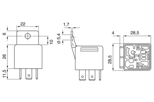 BOSCH Relay (0 332 019 103)