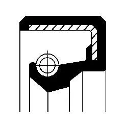 CORTECO Shaft Seal, manual transmission (19027768B)