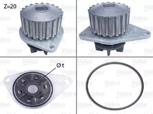 VALEO Water Pump, engine cooling (506035)