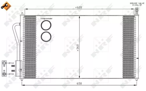NRF Condenser, air conditioning (35345)