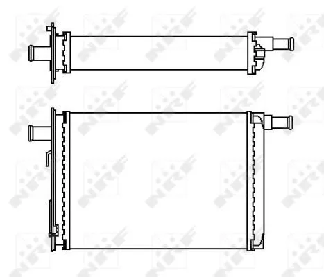 NRF Heat Exchanger, interior heating (53563)
