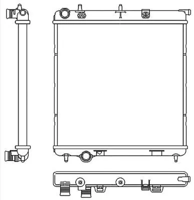 NRF Radiator, engine cooling (53531)