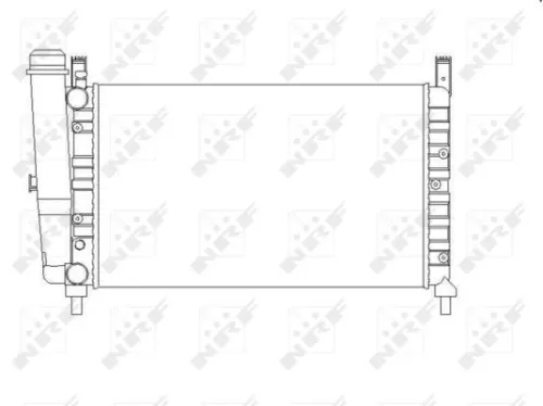 NRF Radiator, engine cooling (54701)