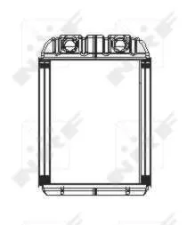 NRF Heat Exchanger, interior heating (53671)