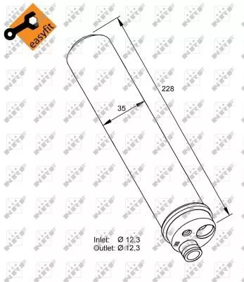 NRF Dryer, air conditioning (33297)