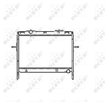 NRF Radiator, engine cooling (53370)