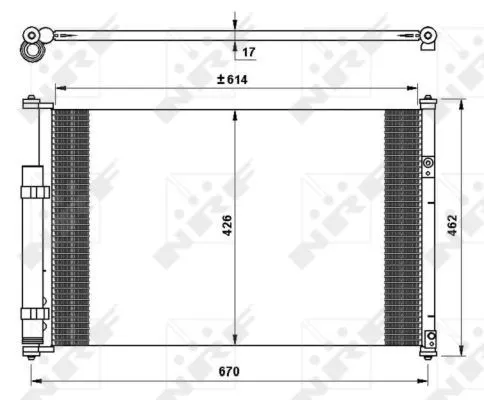NRF Condenser, air conditioning (35769)
