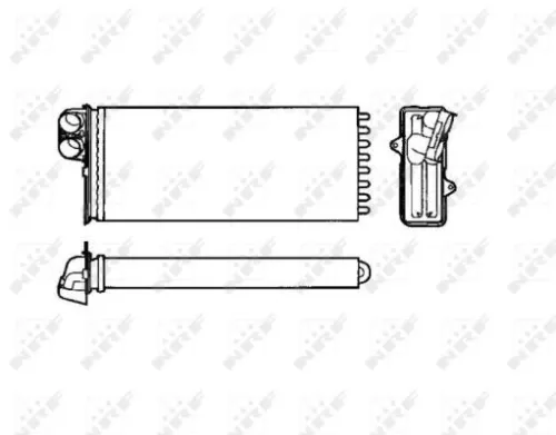NRF Heat Exchanger, interior heating (53551)