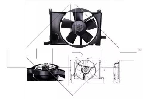NRF Fan, engine cooling (47009)