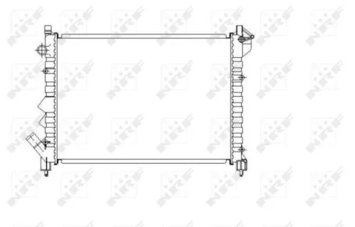 NRF Radiator, engine cooling (58943)