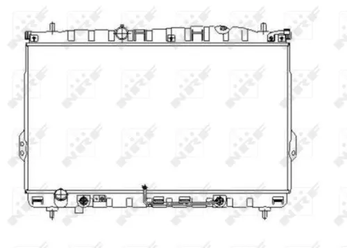 NRF Radiator, engine cooling (53354)