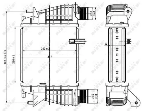 NRF Charge Air Cooler (30866)