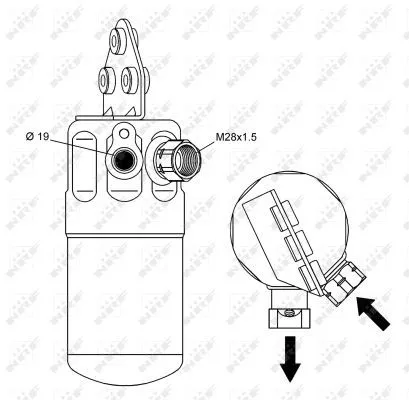 NRF Dryer, air conditioning (33236)