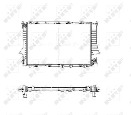 NRF Radiator, engine cooling (51320)