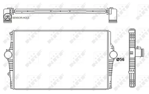 NRF Charge Air Cooler (30249)