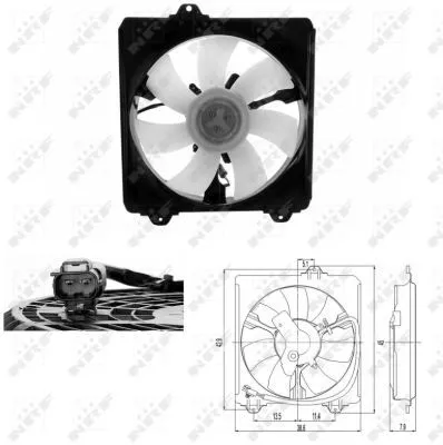 NRF Fan, engine cooling (47695)